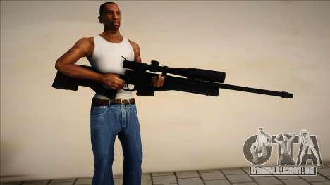 Rifle de precisão cromado para GTA San Andreas