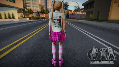 Marie Rose in School Uniform - Pink para GTA San Andreas