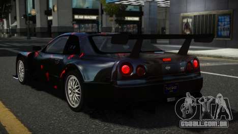 Nissan Skyline R34 XF-R S13 para GTA 4