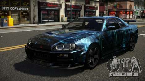 Nissan Skyline R34 ZL-R S12 para GTA 4