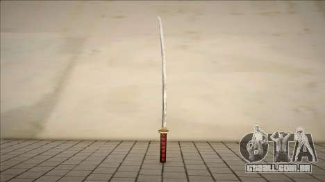 Katana Cromado para GTA San Andreas