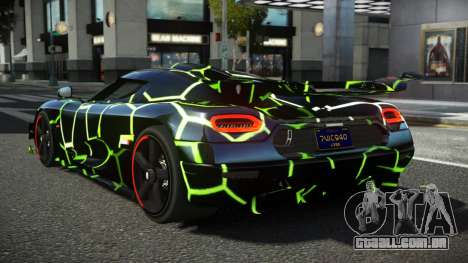 Koenigsegg Agera One RWZ S5 para GTA 4