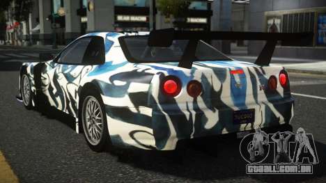 Nissan Skyline R34 XF-R S1 para GTA 4