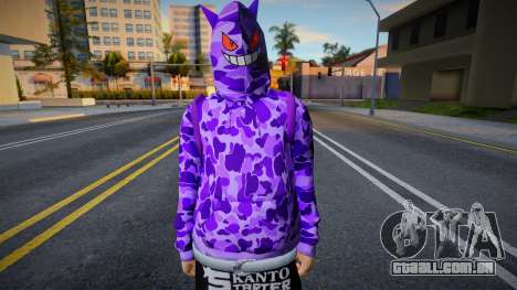 Gengar Hoodie Boy para GTA San Andreas