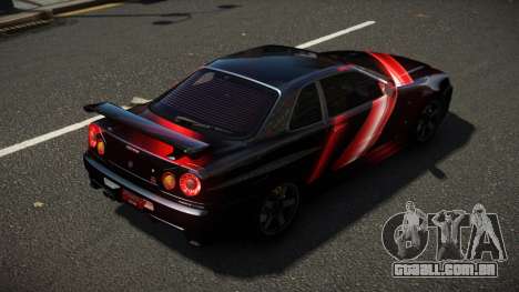 Nissan Skyline R34 ZL-R S2 para GTA 4