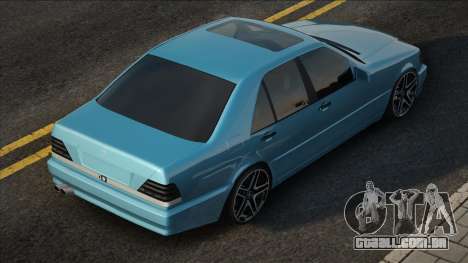 Mercedes Benz W140 Blue para GTA San Andreas