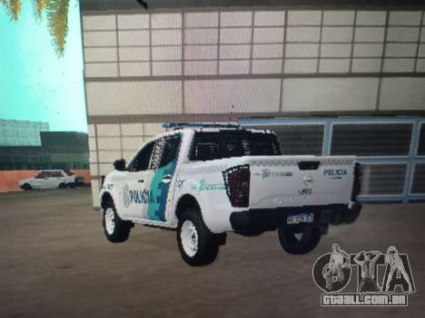 Nissan Frontier Polícia PBA para GTA San Andreas