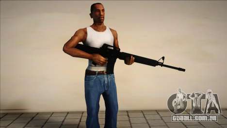 M4 cromado para GTA San Andreas