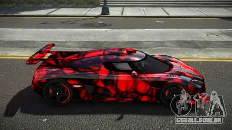 Koenigsegg Agera One RWZ S13 para GTA 4