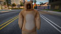 Cesar In A Goofy Ahh Bear Costume para GTA San Andreas