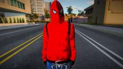 Spiderman Hoodie Boy para GTA San Andreas