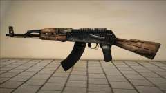 Rifle de assalto Kalashnikov do jogo The Walking Dead para GTA San Andreas