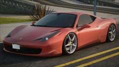 2010 Ferrari 458 Italia Red para GTA San Andreas