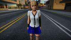 Marie Rose in School Uniform - Blue para GTA San Andreas