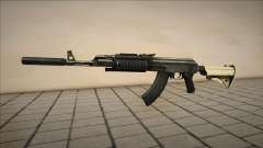 AK-47 Cromado para GTA San Andreas