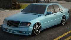 Mercedes Benz W140 Blue para GTA San Andreas