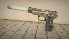 Modelo de pistola atualizado com silenciador para GTA San Andreas