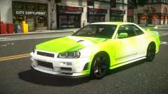 Nissan Skyline R34 ZL-R S8 para GTA 4