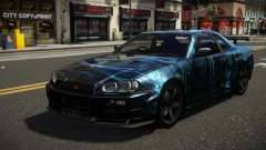 Nissan Skyline R34 ZL-R S12 para GTA 4