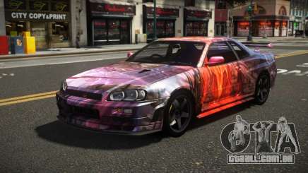 Nissan Skyline R34 ZL-R S9 para GTA 4