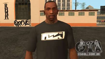 Camiseta preta FOCK Inc. para GTA San Andreas