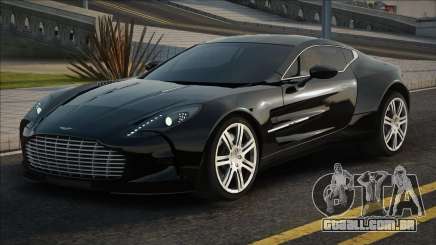 Aston Martin One-77 Blek para GTA San Andreas