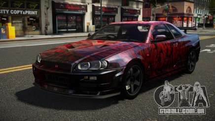 Nissan Skyline R34 ZL-R S3 para GTA 4