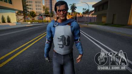 Ash Williams Con Traje Medieval Muerto o Zombie para GTA San Andreas