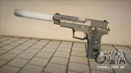 Modelo de pistola atualizado com silenciador para GTA San Andreas