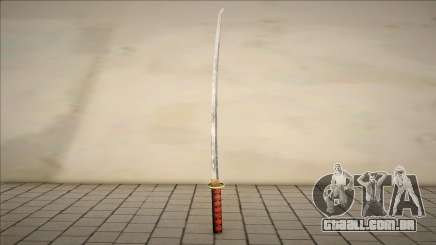 Katana Cromado para GTA San Andreas