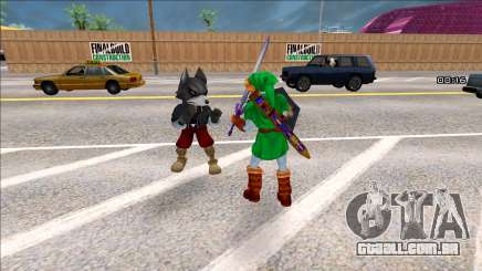 Lobo de Super Smash Bros Melee para GTA San Andreas