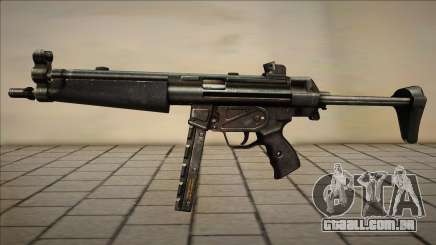 Mp5 cromado para GTA San Andreas