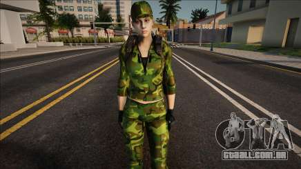 Jill Army para GTA San Andreas