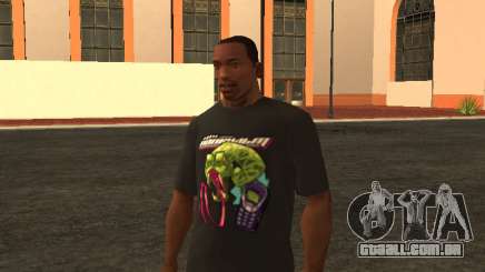 Camiseta Popcult Preta (Snake) para GTA San Andreas