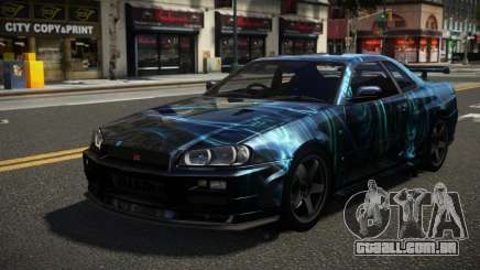 Nissan Skyline R34 ZL-R S12 para GTA 4