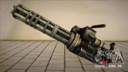 Modelo de Minigun atualizado para GTA San Andreas