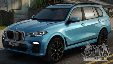 BMW X7 G07 Azul para GTA San Andreas