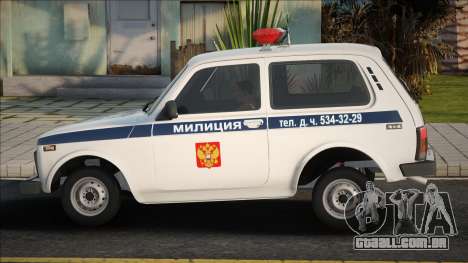 VAZ-21214 Polícia de Niva para GTA San Andreas