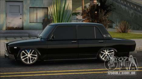 VAZ 2107 Preto Clássico para GTA San Andreas