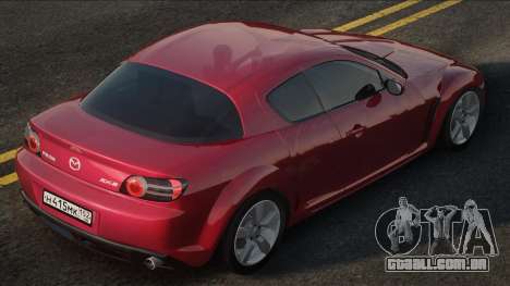 Mazda RX-8 Vermelho para GTA San Andreas