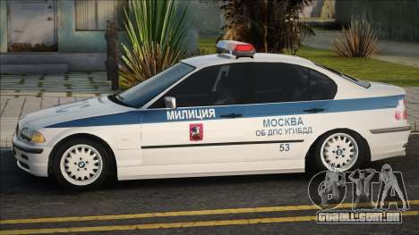 BMW 325I (E46) - Polícia sobre a polícia de trân para GTA San Andreas