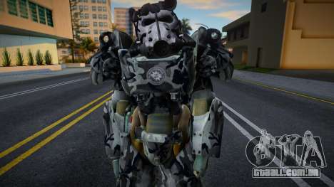 T-60 Power Armor - SAPD Urban Camo para GTA San Andreas