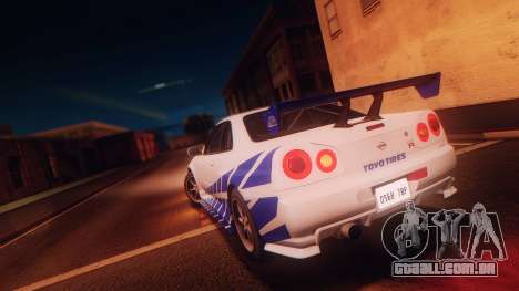 1999 Nissan Skyline GT-R R34 para GTA San Andreas