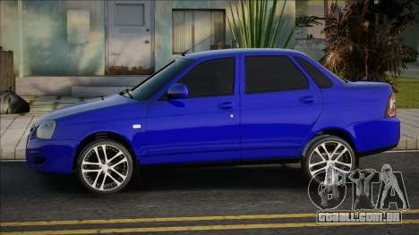 Blue Version Lada Priora para GTA San Andreas