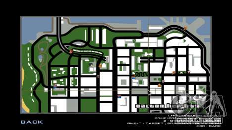 Ícones coloridos do radar para GTA San Andreas