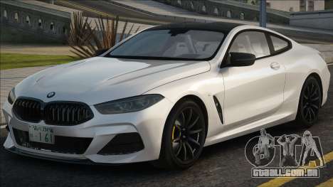 BMW M850i White para GTA San Andreas