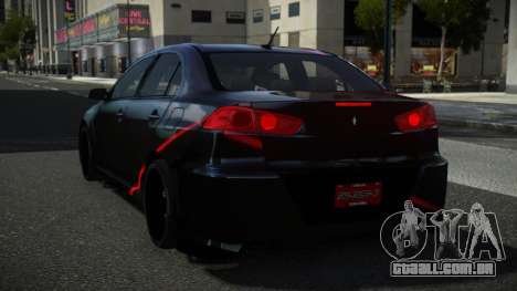 Mitsubishi Lancer Evo X YHG S6 para GTA 4