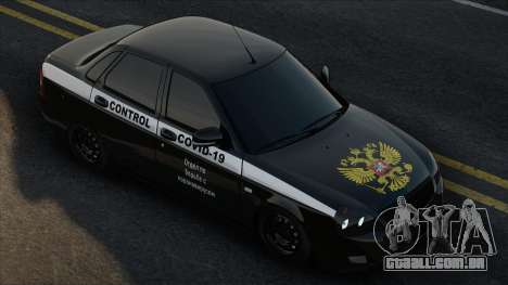 Lada Priora Covid-19 Control para GTA San Andreas