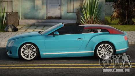 Bentley Continental GT 2014 Blue para GTA San Andreas