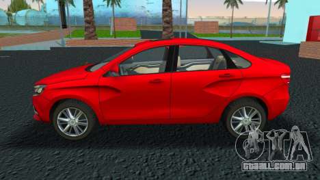 Lada Vesta Red para GTA Vice City